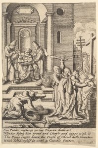 Håndvasken, 1625-77 af Wenceslaus Hollar