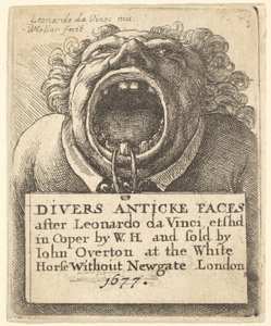 Titelblad, Divers Anticke Faces, 1677. af Wenceslaus Hollar