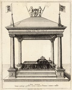 Prins Theodosius de Braganças grav Tilstand 2 af Wenceslaus Hollar