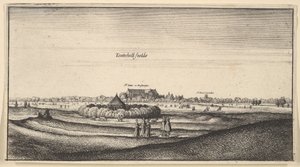 Tootehill fields... Prospekt, 1625-77 af Wenceslaus Hollar
