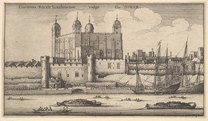 Tower of London, 1625-77. af Wenceslaus Hollar