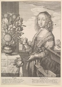 Ver - Forår Tre-kvart-længde sæsoner, 1641. af Wenceslaus Hollar