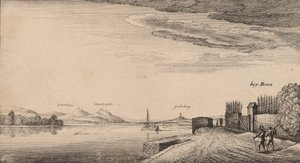 Udsigt over Lewenberg. af Wenceslaus Hollar