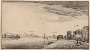 Udsigt over Lewenberg af Wenceslaus Hollar