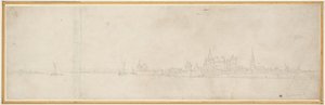 Udsigt over Orsoy af Wenceslaus Hollar