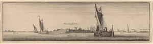 Udsigt over Shenckenschantz, 1647. af Wenceslaus Hollar
