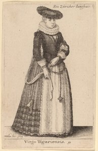 Jomfru af Tiguriensis af Wenceslaus Hollar