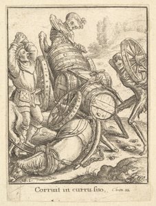 Waggoner, fra Dødedansen, 1651. af Wenceslaus Hollar