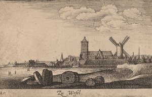 Wesel, 1635. af Wenceslaus Hollar