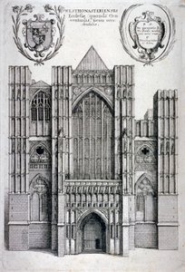 Westminster Abbey, London, c1650 af Wenceslaus Hollar