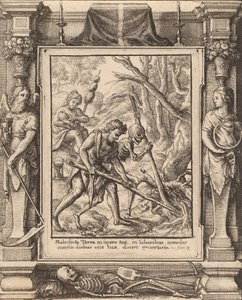 Da Adam Delved, 1651. af Wenceslaus Hollar