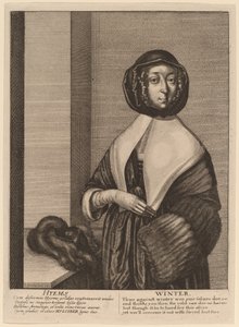 Vinter af Wenceslaus Hollar