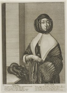 Vinter af Wenceslaus Hollar