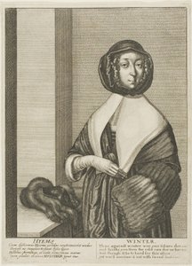Vinter af Wenceslaus Hollar