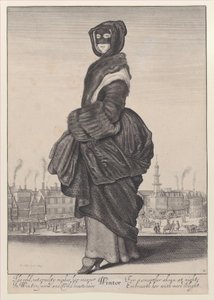 Vinter, fra Årstiderne, 1643-44., 1643-44. af Wenceslaus Hollar