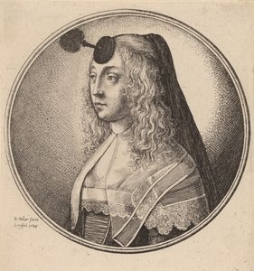 Kvinde af Antwerpen, 1643. af Wenceslaus Hollar