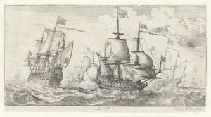søslag Seascapes (serietitel) af Wenceslaus Hollar