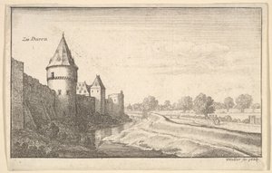 I Duren, 1664. af Wenceslaus Hollar