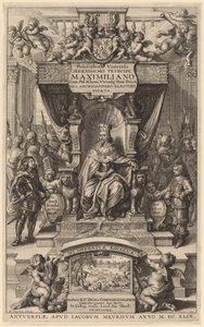 Titelside til "Universets filosofi" af Wenceslaus Hollar after Abraham van Diepenbeeck