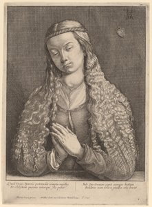 Katharine Furlegerin af Wenceslaus Hollar after Albrecht Dürer