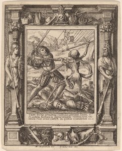 Ridder af Wenceslaus Hollar after Hans Holbein the Younger after Abraham van Diepenbeeck