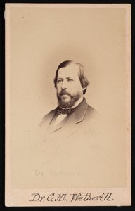 Portræt af Dr. Charles Mayer Wetherill 1825-1871, 1864. af Wenderoth and Taylor