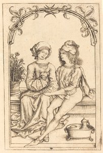 De elskende af Wenzel von Olmutz after Master of the Housebook