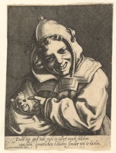 Laughing Fool, ca. 1612. dani af Werner Jacobsz. van den Valckert