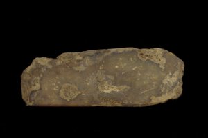 Fragment af et ceremonielt våben (jade (nefrit))
