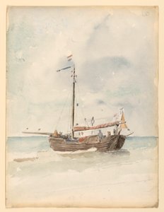 En hollandsk pram, 20. august 1887 af Whitney Warren Jr.