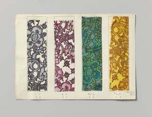 Stål med trykt side, design Aussee af Wiener Werkstätte