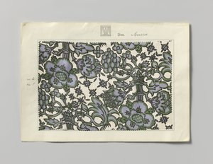 Stål med trykt side, design Aussee af Wiener Werkstätte