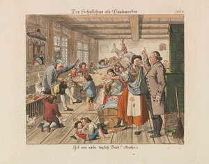 Skolelærer som håndværker, 1825. af Wiessner