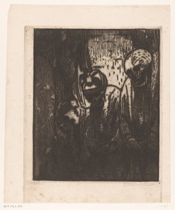 Catacombe, Palermo (original titel på objekt) af Wijnand Otto Jan Nieuwenkamp (signed by artist)