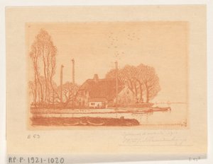 Hus på vandet i Oude Wetering De Oude Wetering (original titel)