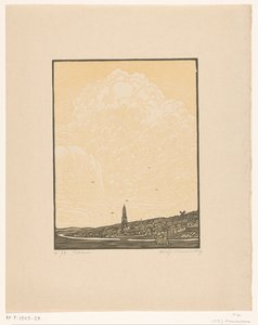 Rhenen (original titel på objekt) af Wijnand Otto Jan Nieuwenkamp (signed by artist)