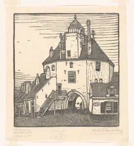 Fiskerihavn i Harderwijk Het Vischpoortje, Harderwijk (original titel)