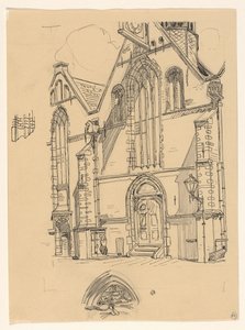Vestfacade af Noorderkerk i Hoorn af Wijnand Otto Jan Nieuwenkamp