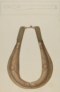 Hestehalsbånd og Hame, ca. 1938. af Wilbur M Rice