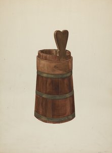 Træ Noggin, ca. 1941. af Wilbur M Rice