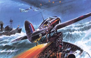 Hawker Hurricane af Wilf (20th century) Hardy