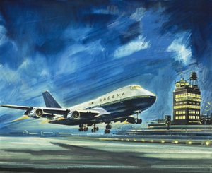 Sabena. Passagerfly af Wilf (20th century) Hardy