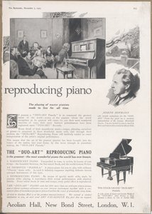 Aeolian Company Pianolas, 1923 af Wilfred Fryer