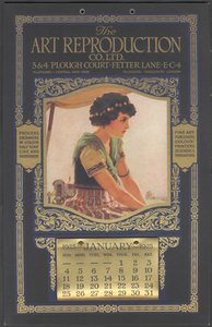 The Art Reproduction Company kalender, 1925 af Wilfred Fryer