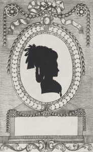 Silhuet af grevinde Lodroni, 1784-1834. af Wilhelm Ackermann
