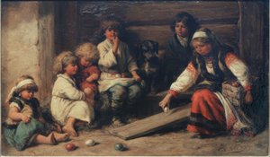 Spil påskeæg i Rusland af Wilhelm Amandus Beer