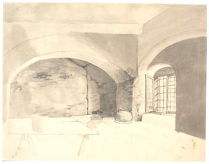 Kælderinteriør af Wilhelm Bendz