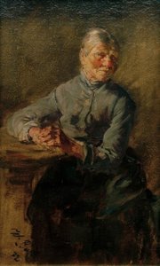 Gammel dame af Wilhelm Busch