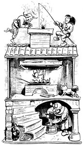 Enkehusets andet trick, 1865.