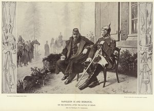 Napoleon III og Bismarck om morgenen efter slaget ved Sedan